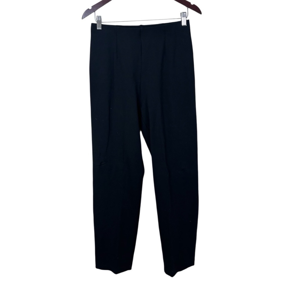 Eileen Fisher Knit Pull On Pants In Black Elastic Waist Women’s Size Small P149A